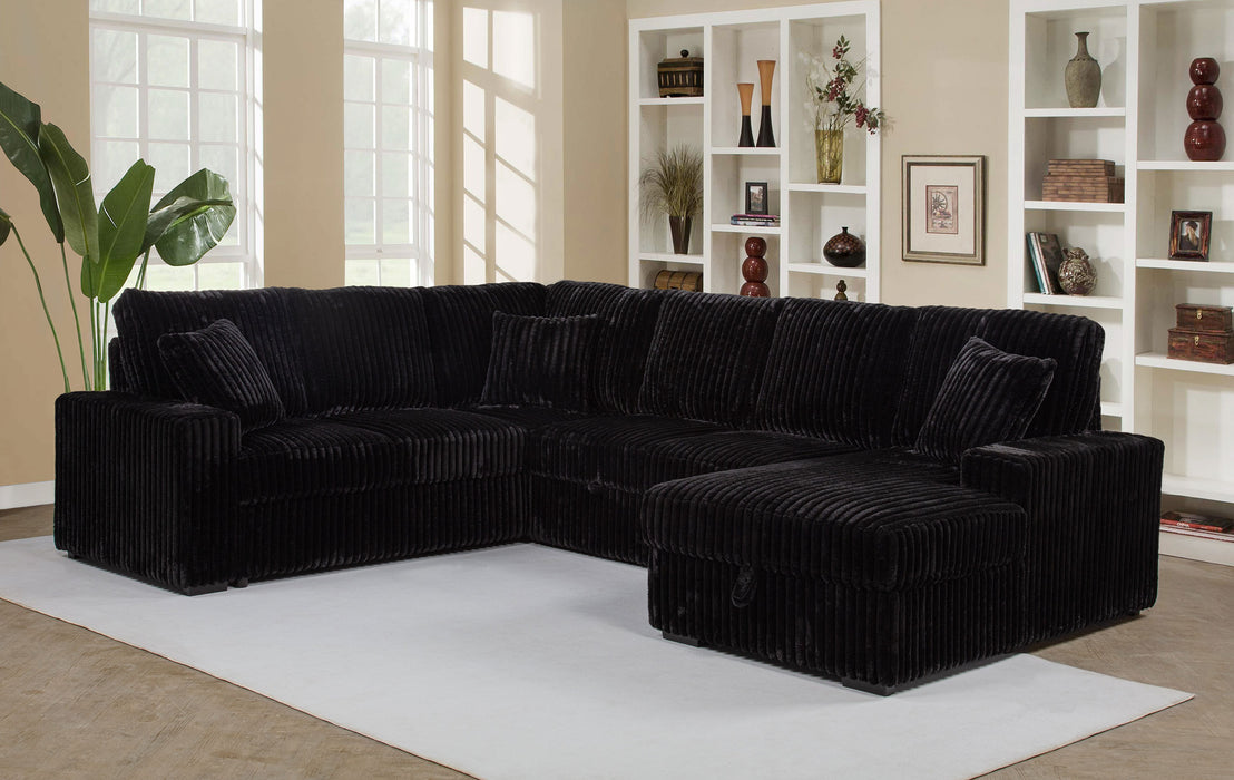 Devonshire Pull-Out Sleeper Sectional Sofa - All Brands Furniture (NJ)
