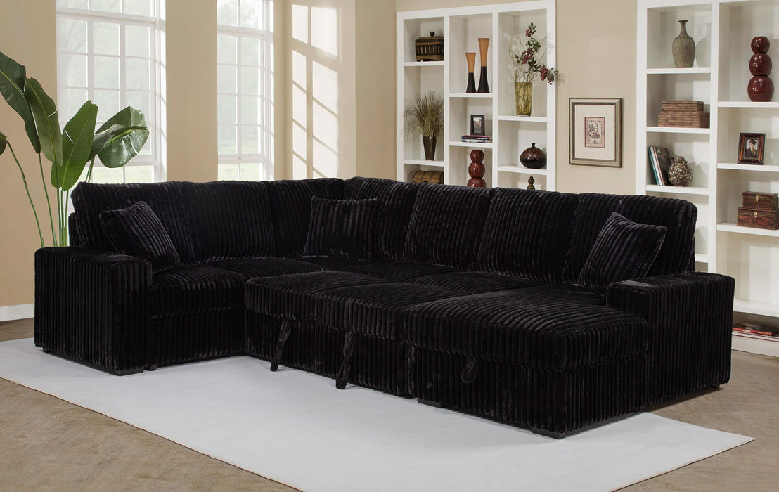 Devonshire Pull-Out Sleeper Sectional Sofa - All Brands Furniture (NJ)