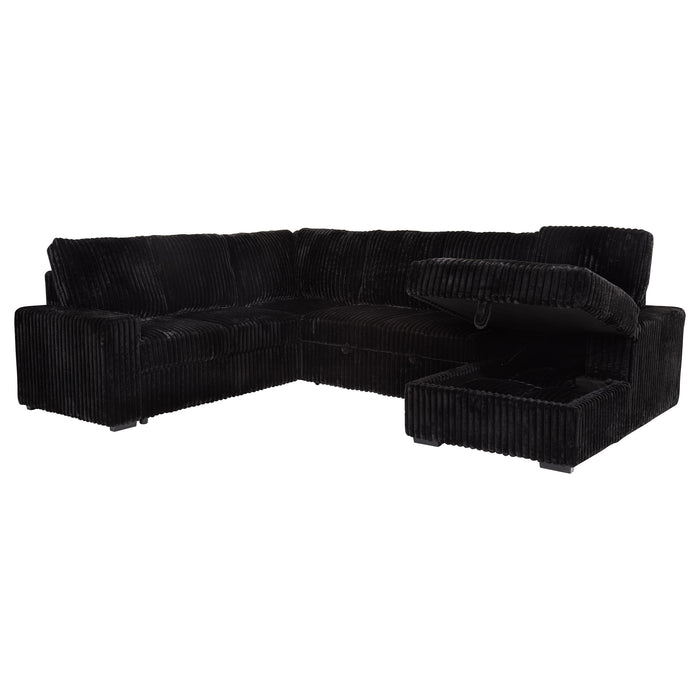 Devonshire Pull-Out Sleeper Sectional Sofa - All Brands Furniture (NJ)