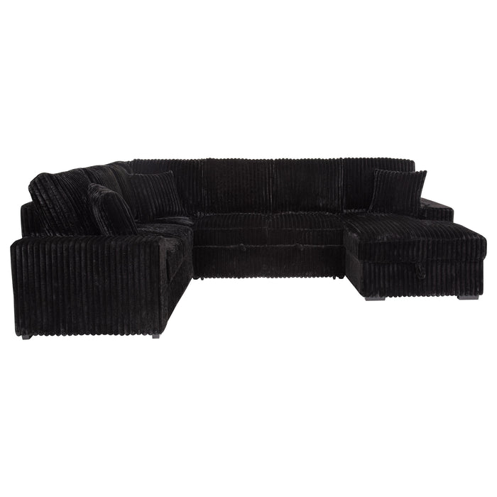 Devonshire Pull-Out Sleeper Sectional Sofa - All Brands Furniture (NJ)