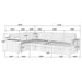 Devonshire Pull-Out Sleeper Sectional Sofa - All Brands Furniture (NJ)