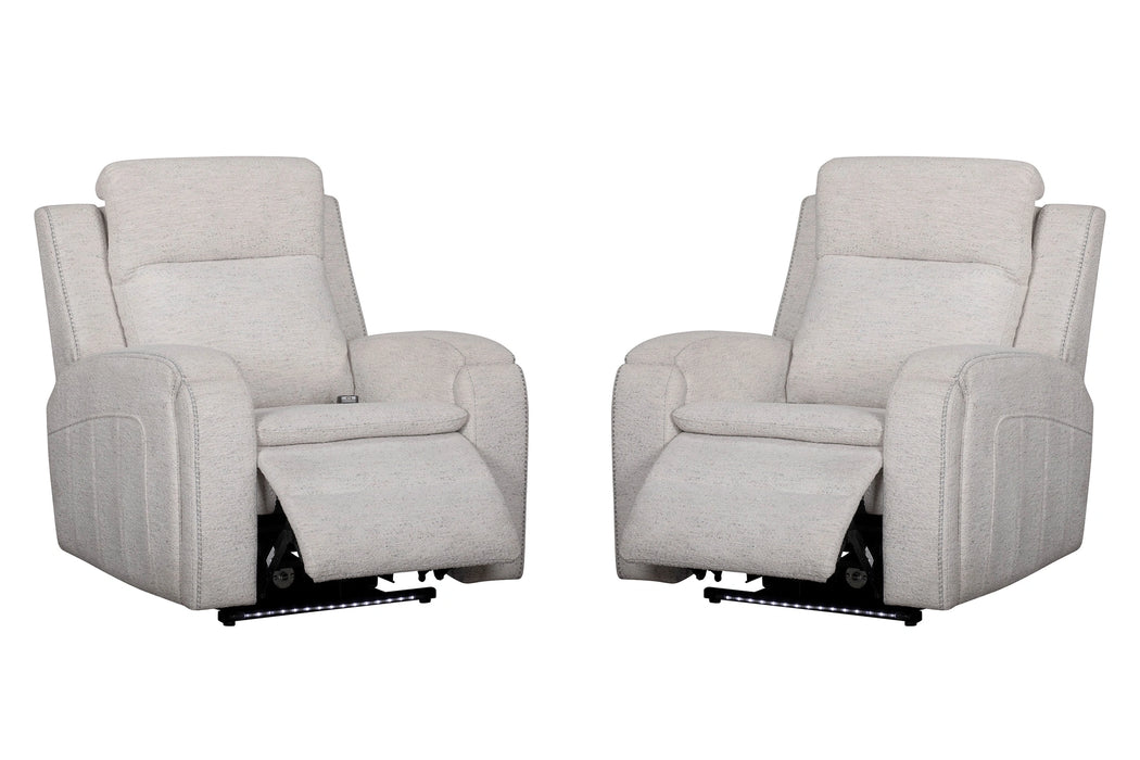 Parker Living Armstrong Power Recliner with Heat Massage and Auto-Glide Two Pack