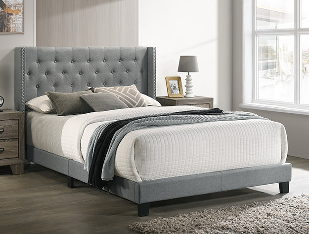 MAKAYLA FULL BED GREY - All Brands Furniture (NJ)
