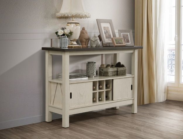Crown Mark Maribelle Server in Chalk/Grey - All Brands Furniture (NJ)