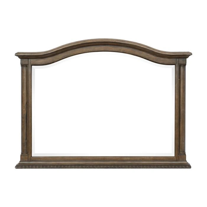 Rachelle Mirror in Weathered Pecan 1693-6