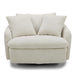 Parker Living Boomer Large Swivel Chair with 2 Toss Pillows Two Pack