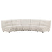 Charlotte Upholstered Modular Sectional Sofa Ivory - All Brands Furniture (NJ)