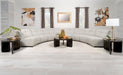 Charlotte Upholstered Modular Sectional Sofa Ivory - All Brands Furniture (NJ)