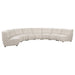Charlotte Upholstered Modular Sectional Sofa Ivory - All Brands Furniture (NJ)