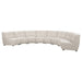 Charlotte Upholstered Modular Sectional Sofa Ivory - All Brands Furniture (NJ)