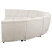Charlotte Upholstered Modular Sectional Sofa Ivory - All Brands Furniture (NJ)