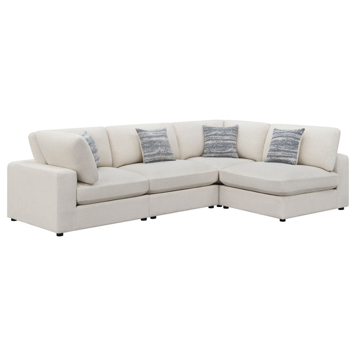 Serene 4 Pc Sectional Beige - All Brands Furniture (NJ)