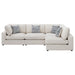Serene 4 Pc Sectional Beige - All Brands Furniture (NJ)
