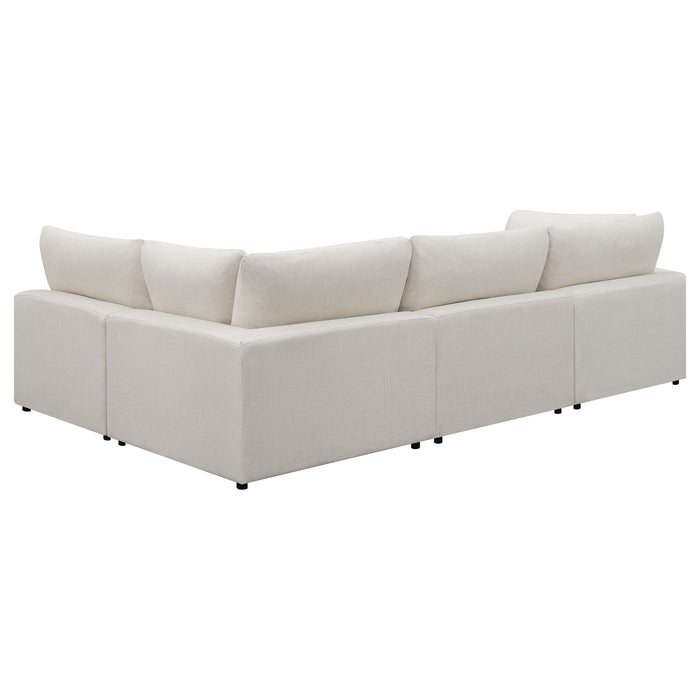 Serene 4 Pc Sectional Beige - All Brands Furniture (NJ)