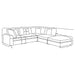 Serene 5-piece Upholstered Modular Sectional Sofa Beige - All Brands Furniture (NJ)