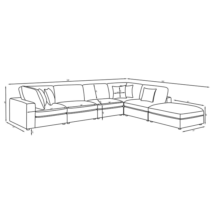 Serene Modular Sectional Sofa - All Brands Furniture (NJ)