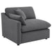 Hobson 6-piece Upholstered Modular Sectional Sofa Charcoal - All Brands Furniture (NJ)