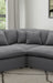 Hobson Upholstered Corner Charcoal - All Brands Furniture (NJ)