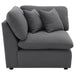 Hobson Upholstered Corner Charcoal - All Brands Furniture (NJ)