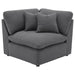 Hobson Upholstered Corner Charcoal - All Brands Furniture (NJ)