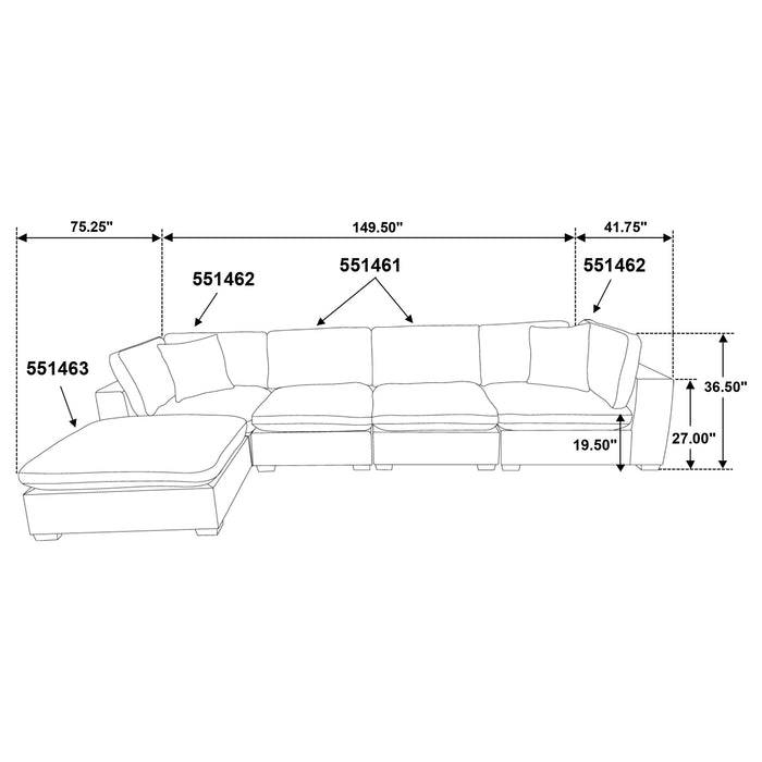 Lakeview Modular Sectional Sofa - All Brands Furniture (NJ)