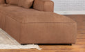 Jennifer Upholstered Ottoman Terracotta - All Brands Furniture (NJ)