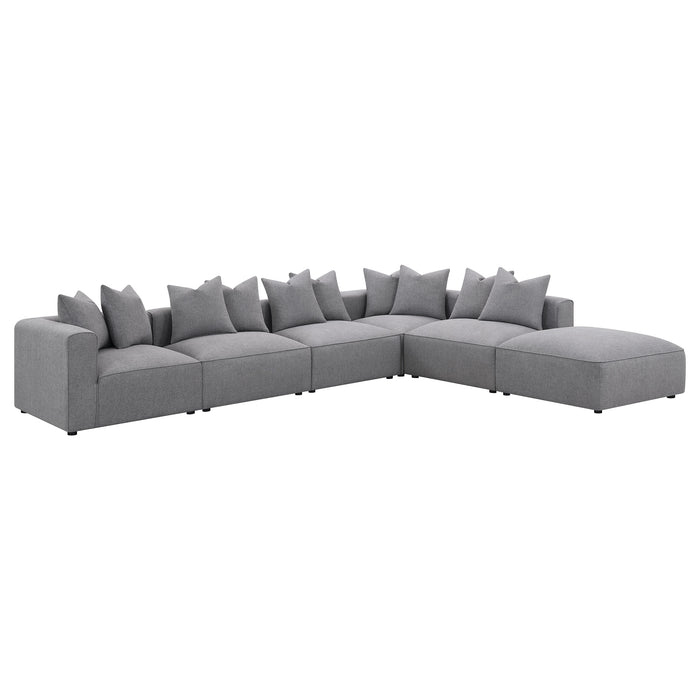 Jennifer Modular Sectional Grey - All Brands Furniture (NJ)