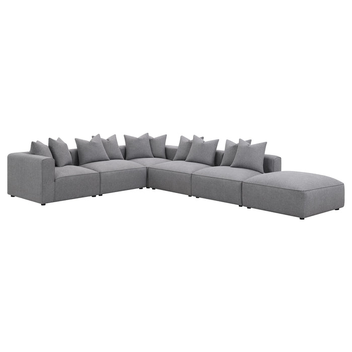 Jennifer Modular Sectional Grey - All Brands Furniture (NJ)