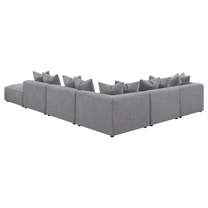 Jennifer Modular Sectional Grey - All Brands Furniture (NJ)