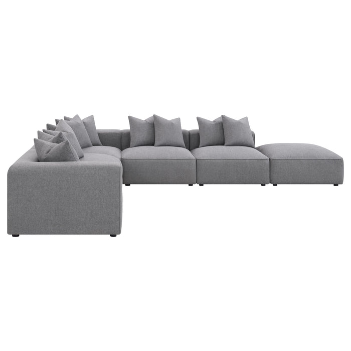 Jennifer Modular Sectional Grey - All Brands Furniture (NJ)