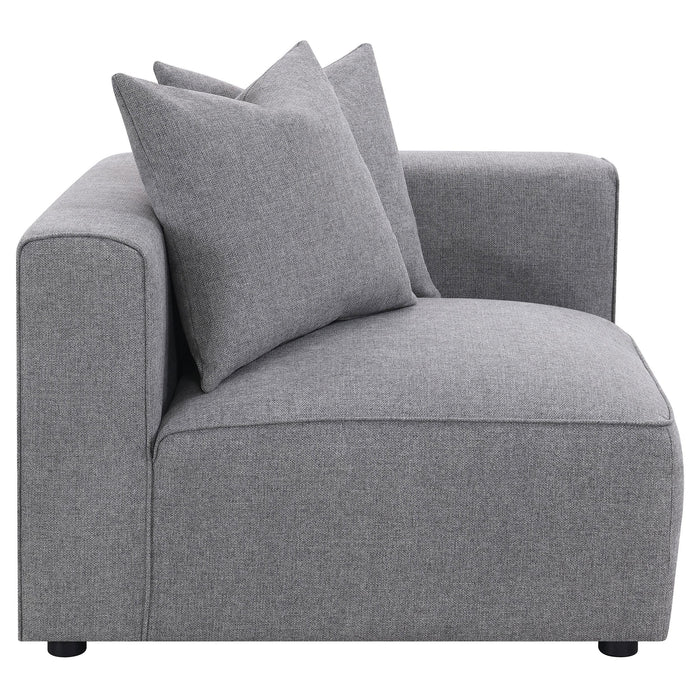 Jennifer Upholstered Corner Chair - All Brands Furniture (NJ)