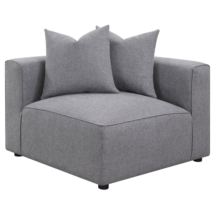 Jennifer Upholstered Corner Chair - All Brands Furniture (NJ)