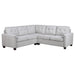 Georgina 3-piece Upholstered Sectional Sofa Steel Beige - All Brands Furniture (NJ)