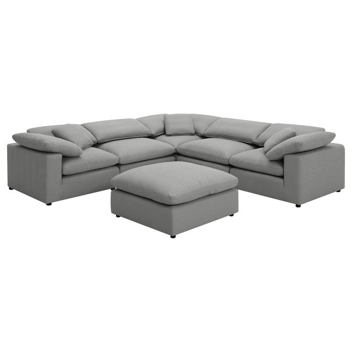 Raleigh Boucle Upholstered Modular Sectional - All Brands Furniture (NJ)