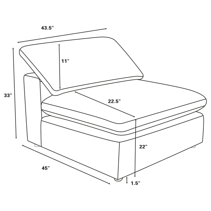 Raleigh Boucle Upholstered Modular Sectional - All Brands Furniture (NJ)