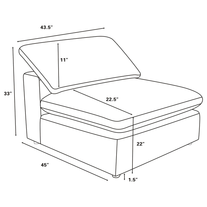 Raleigh Modular Sectional Sofa - All Brands Furniture (NJ)