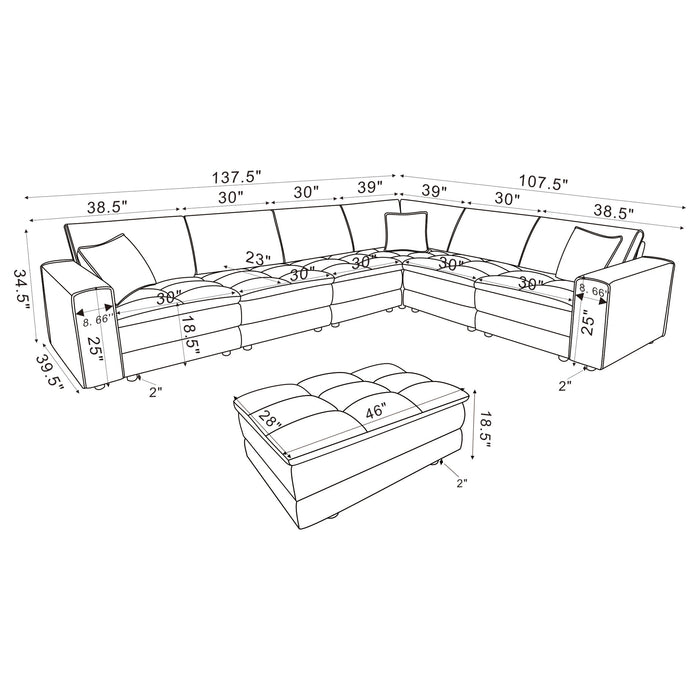 Atlantic Modular Sectionals - All Brands Furniture (NJ)