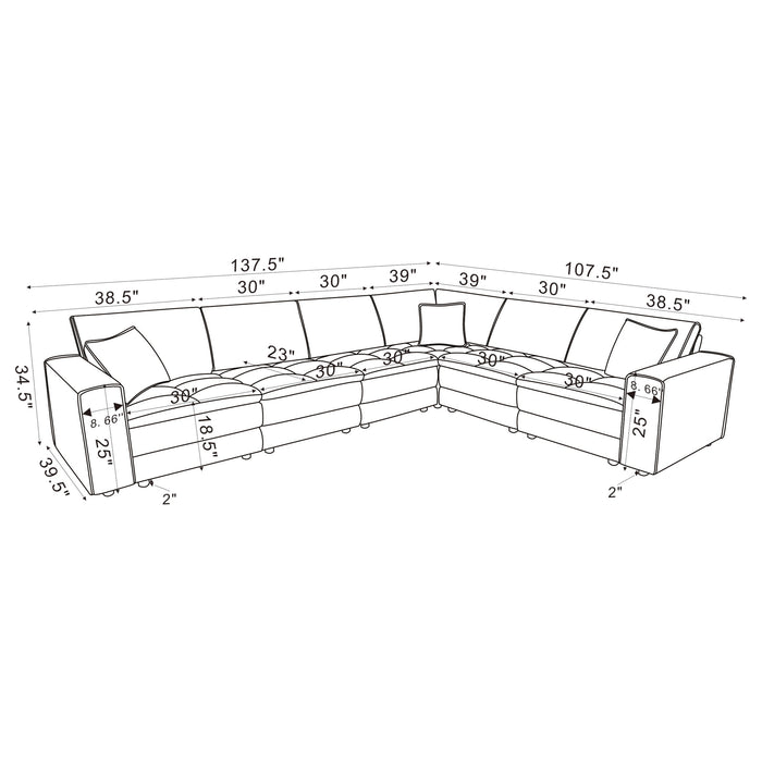 Atlantic Modular Sectionals - All Brands Furniture (NJ)