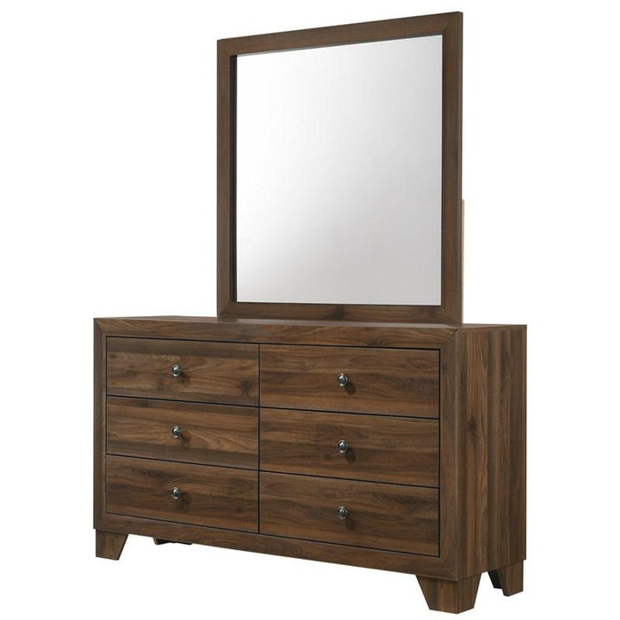 Crown Mark Millie Mirror in Brown Cherry - All Brands Furniture (NJ)