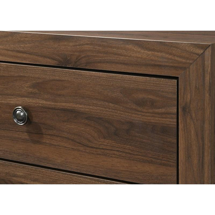 Crown Mark Millie Nightstand in Brown Cherry - All Brands Furniture (NJ)