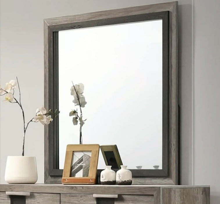 Crown Mark Furniture Rangley Dresser Mirror in Brown - All Brands Furniture (NJ)