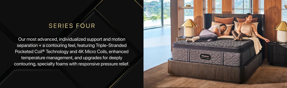 Beautyrest BlackÂ® Series Four 16" Hybrid Plush Apex Top Mattress