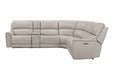 Parker Living Easton - Steamboat Brown 6 Piece Zero Gravity Power Reclining Sectional with Power Adjustable Headrests