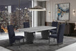 D2502 Dining Table and 4 D12 Black Dining Chair