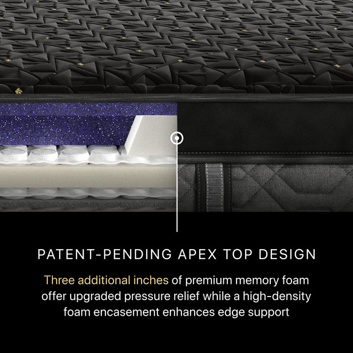 Beautyrest BlackÂ® Series Four 16" Hybrid Plush Apex Top Mattress