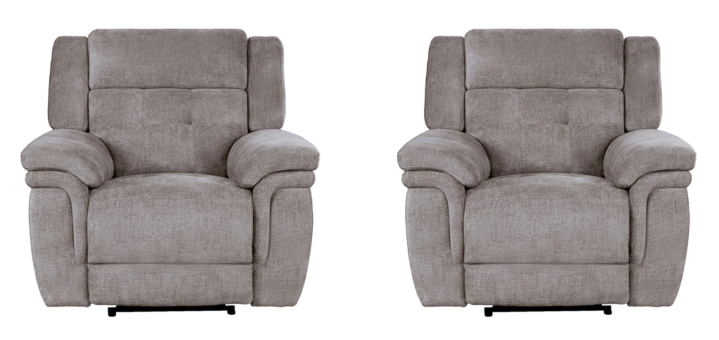 Parker Living Richland - Bristol Grey Power Recliner Two Pack