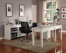 Parker House Boca 6-Piece U-Shaped Modular Credenza Office in Cottage White