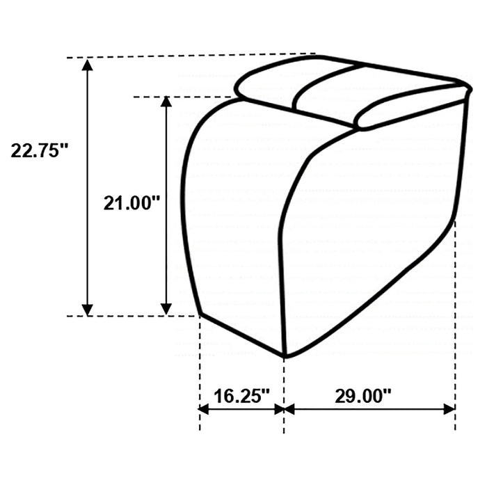 Cyrus Theater Seating Console - All Brands Furniture (NJ)