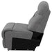 Higgins Upholstered Armless Chair Grey - All Brands Furniture (NJ)