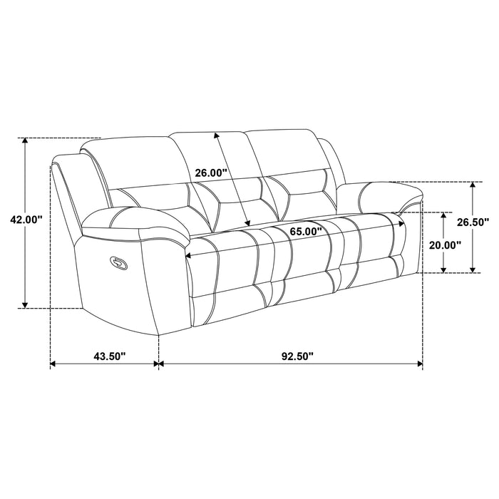 Gilson Reclining Sofa - All Brands Furniture (NJ)
